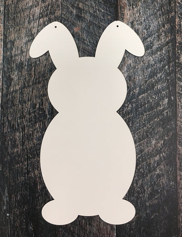 Bunny Rabbit Door Hanger Hardboard Blank