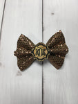 Quatrefoil Sublimation Hardboard Single Sided Hair Bow Center Charm
