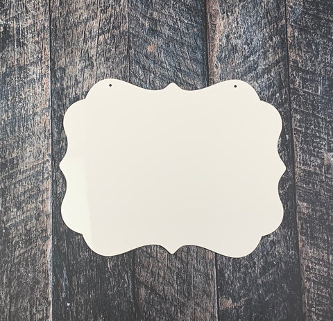 11x14" Aluxe Horizontal Board Sublimation Hardboard Blank WITH HOLES