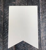 Large Bunting Sublimation Door Hanger Hardboard Blank