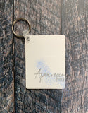 Rectangle Keychain Sublimation Blanks