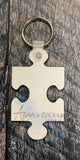 Puzzle Piece Keychain Sublimation Blanks