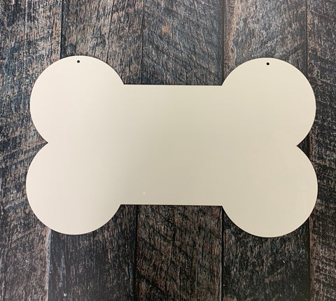 Dog Bone Sublimation Door Hanger Hardboard Blank