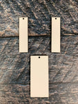 Rectangle Pendant Sublimation Hardboard Blank