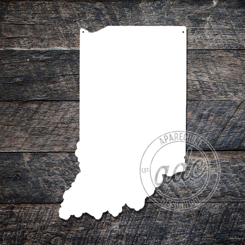 State of Indiana Sublimation Hardboard Blank