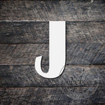 Letter J Sublimation Hardboard Blank
