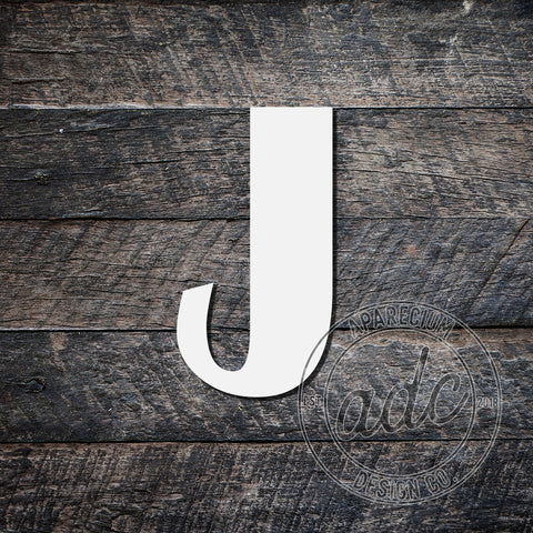 Letter J Sublimation Hardboard Blank