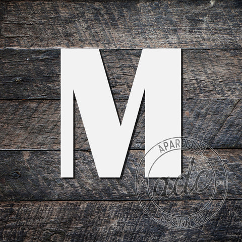 Letter M Sublimation Hardboard Blank