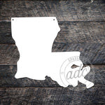 State of Louisiana Sublimation Hardboard Blank