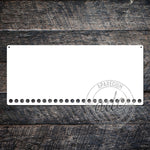 Candy Cane Countdown Holder Sublimation Hardboard Blank