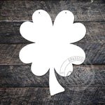 Shamrock Door Hanger Hardboard Blank