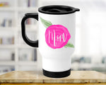 Pink Floral Mom Sublimation Design