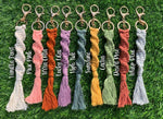 Macrame Tassel Keychain w/ Sub Keychain Blank