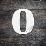 Letter O Sublimation Hardboard Blank