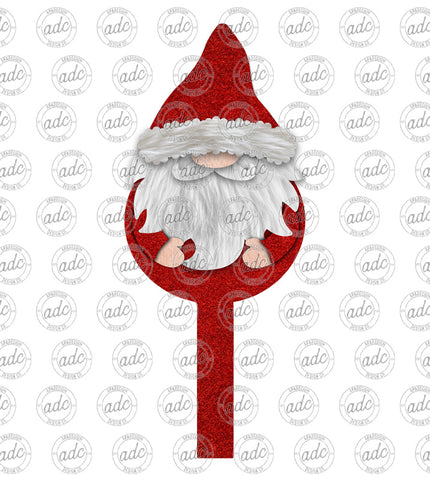 Plain Santa Coffee Pod Holder Sublimation Design