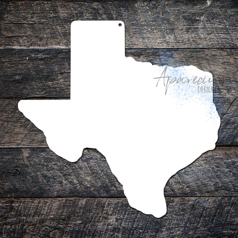State of Texas Sublimation Hardboard Blank