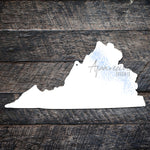 State of Virginia Sublimation Hardboard Blank