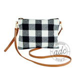 Buffalo Plaid Clutch Bag